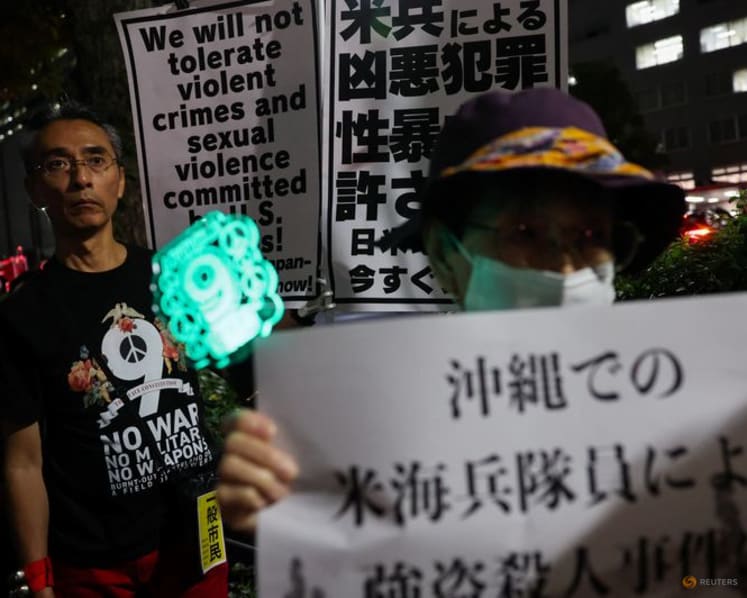 Japan, US review troops' off-duty rules after Okinawa killing
