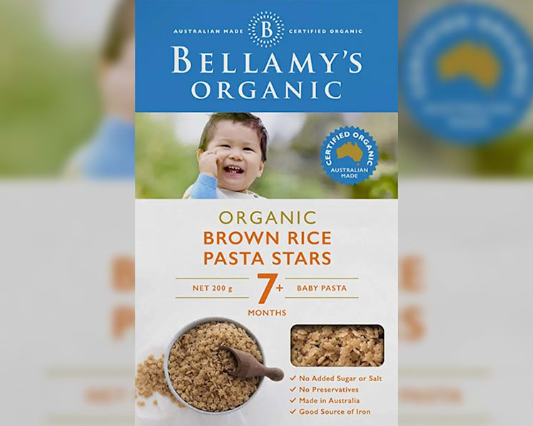 SFA recalls Bellamy's Organic pasta for infants due to ‘excessive levels’ of arsenic