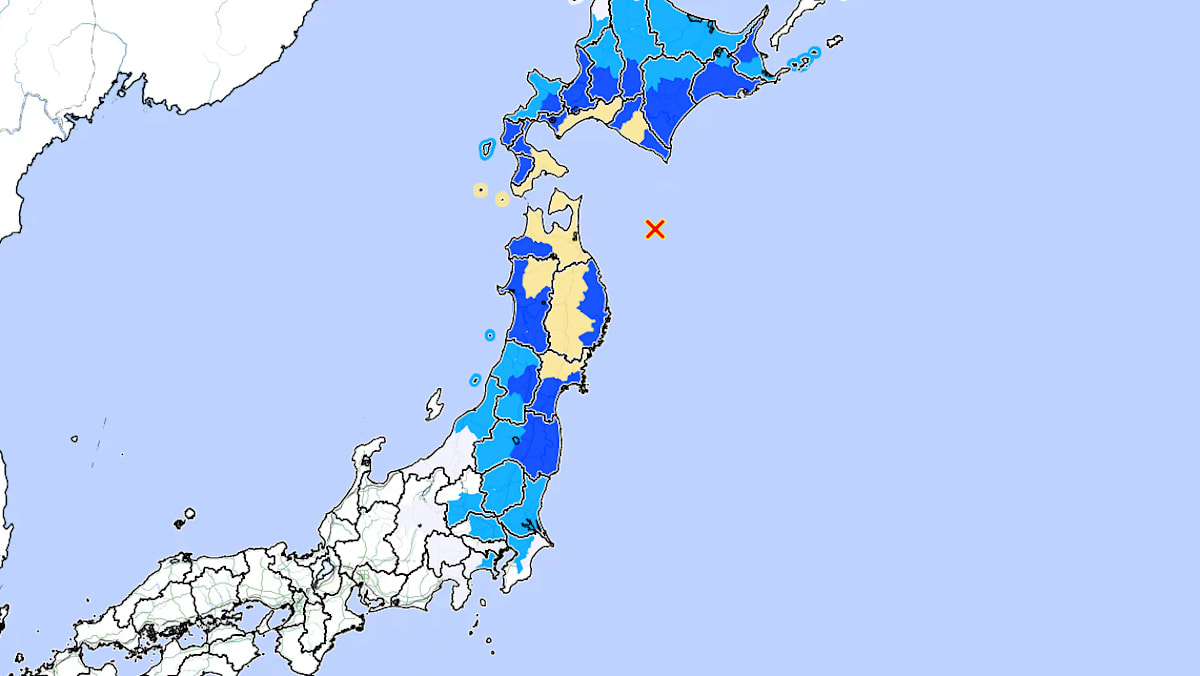 Magnitude 6.7 earthquake hits Japan’s northeast region, tsunami advisory issued