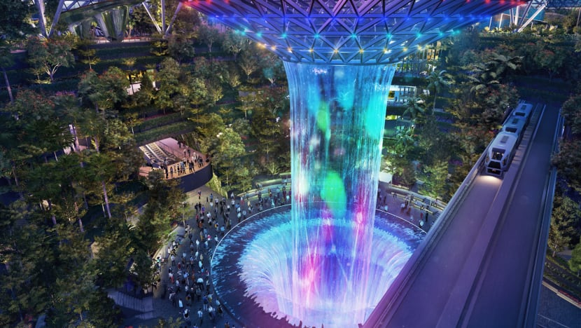 Canopy bridge, mazes among features at Changi Airport’s S$1.7 billion Jewel
