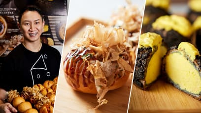 Pastry Chef Quits Michelin-Starred Restaurant To Open Japanese HDB Bakery Selling Takoyaki Buns, Durian Puffs