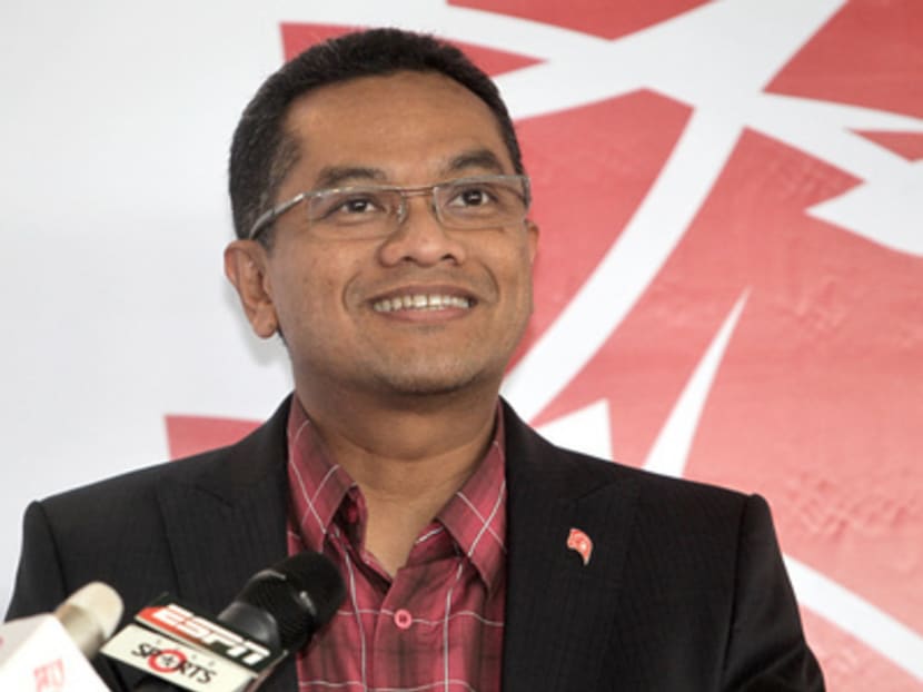 Zainudin Nordin, FAS President, at the LionsXII 2013 press conference. Photo: Wee Teck Hian