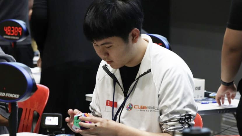 S'pore student crowned world champion at 12-sided Rubik's puzzle after honing skill to fend off boredom during Covid-19
