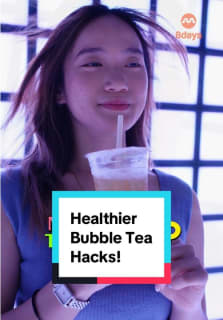 Here's the tea on making better bubble tea choices: Limit milk, sugar and toppings = authentic tea flavours ✨ Who knew healthier choices could taste this good?🧋#healthy #lesssweet #bubbletea #eachacup #lowsugaroptions #lowsugar #lowerinsugar #8dayseat 