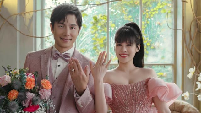 孙协志情人节补办婚宴！绝美婚纱照抢先曝光，夏宇童3克拉钻戒藏爱的密码