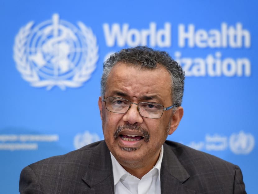 World Health Organization (WHO) Director-General Tedros Adhanom Ghebreyesus speaks during a press conference following a WHO Emergency committee to discuss whether the Coronavirus constitutes an international health emergency, on January 30, 2020 in Geneva.