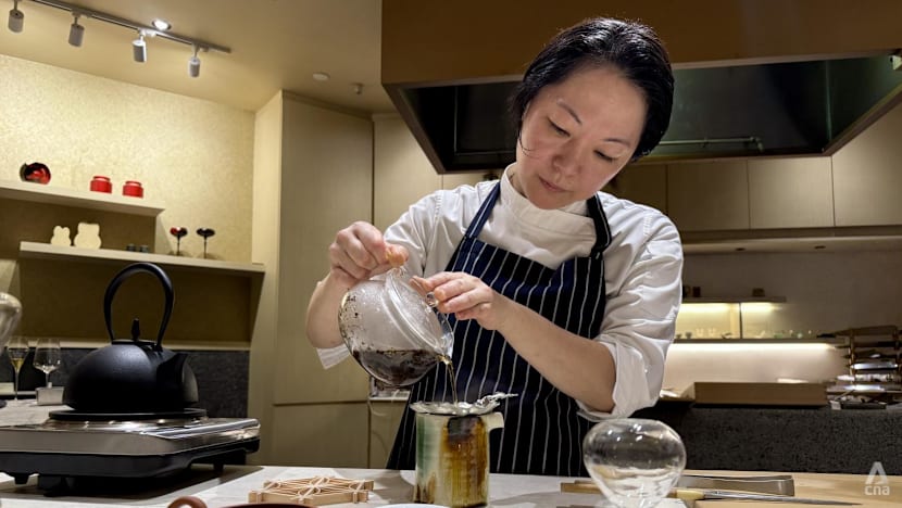 A kappo menu marrying prized teas with seasonal Japanese ingredients, from a chef fascinated by tea