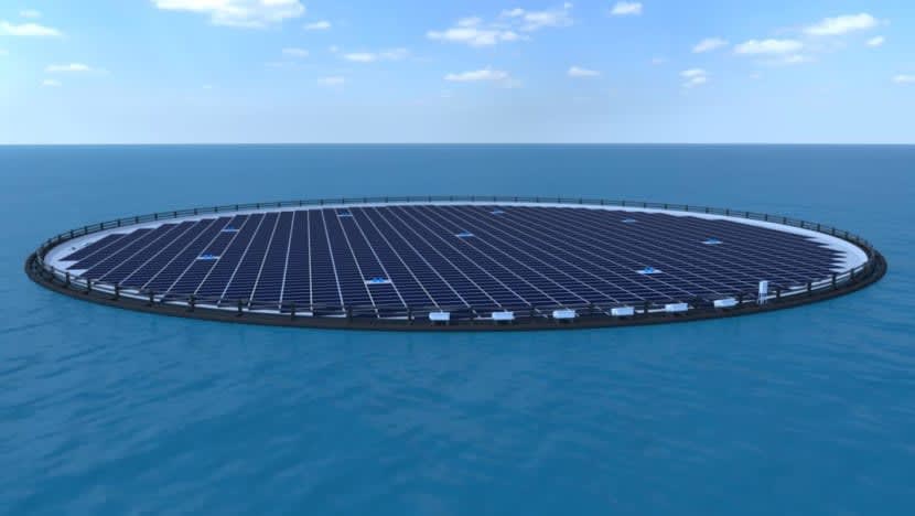 Sistem baru panel suria terapung antara 3 projek tenaga bersih diuji di Pulau Jurong Sistem baru panel suria terapung antara 3 projek tenaga bersih diuji di Pulau Jurong