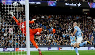 Haaland nets landmark goal as City beat 10-man Napoli in Champions League