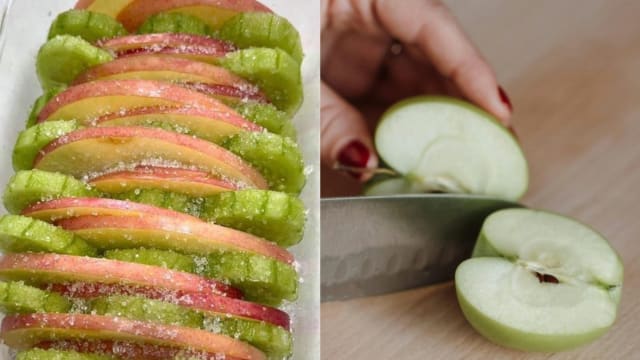 食谱：糖拌苹果黄瓜