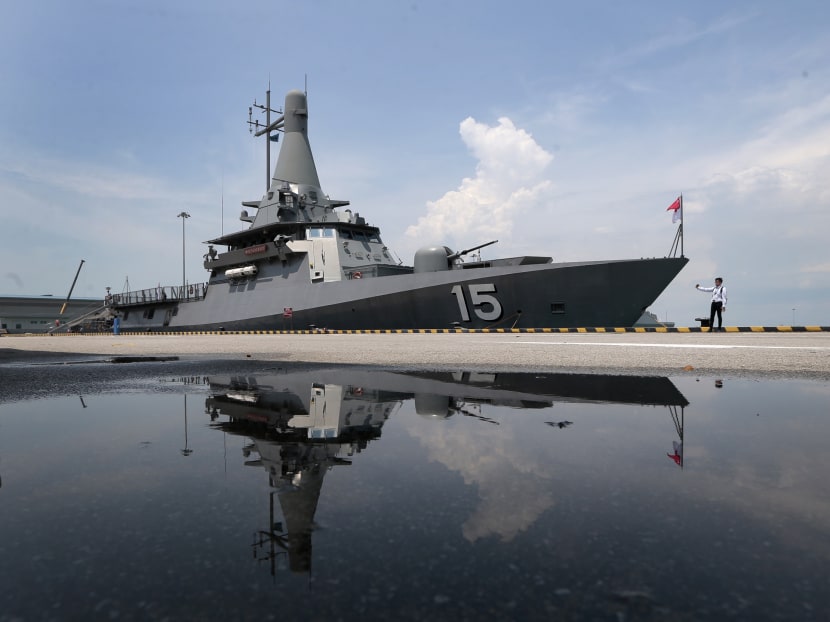 The Littoral Mission Vessel 'Independence', during the RSN50 media preview on April 28, 2017. Photo: Jason Quah/TODAY