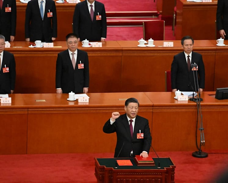 Xi Jinping declared China president for a historic third term