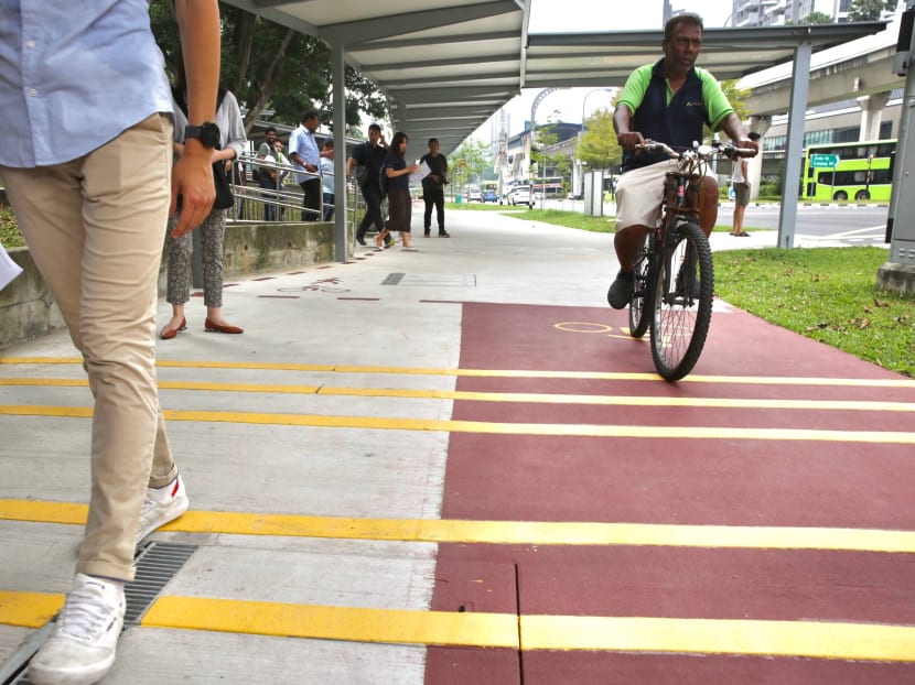Cyclists and pedestrians need to change behaviour to co-exist on shared paths Cyclists and pedestrians need to change behaviour to co-exist on shared paths