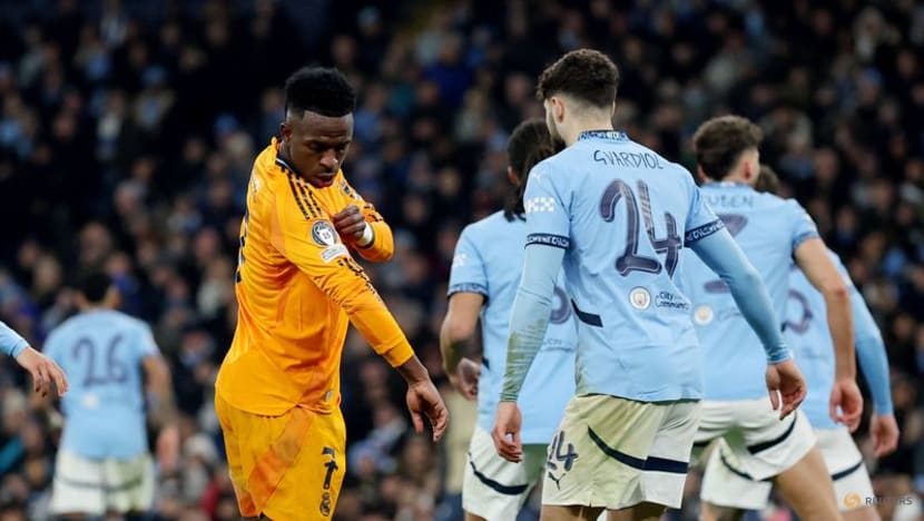 Man City fans' mocking banner fuelled Real's Vinicius in 3-2 win