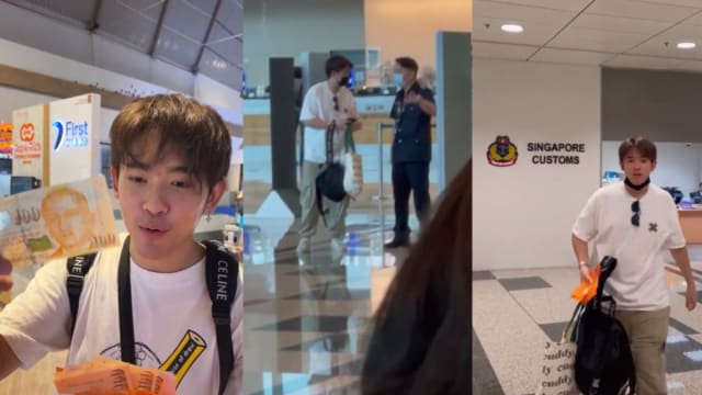 持逾2万元抵新却未申报 泰网红称被短暂拘留 