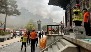 Fire near South Korea's Jogye temple contained, treasures spared