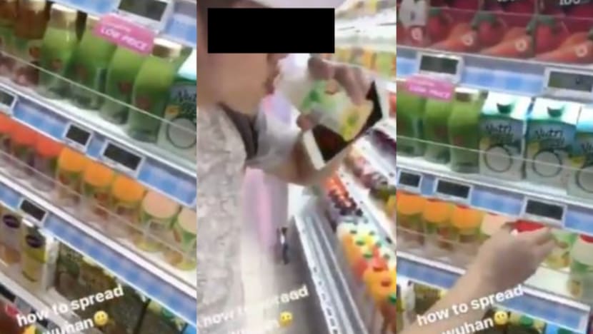 Remaja teguk air minuman NTUC FairPrice lalu letakkannya semula dalam rak; polis rayu maklumat