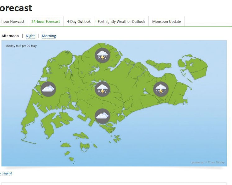 New weather website offers real-time report by location