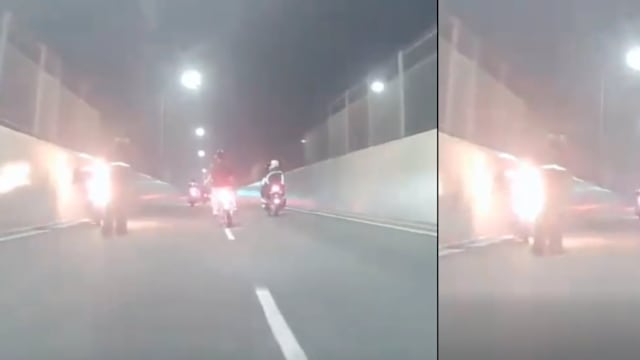 兀兰关卡今晨接连发生火患和车祸 新柔长堤双向交通一度受阻