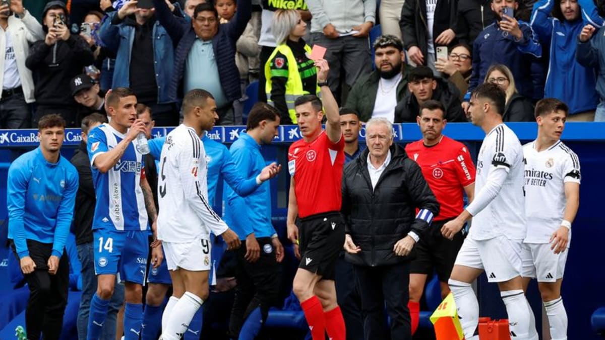Mbappe receives one-match ban for tackle in Alaves clash Mbappe receives one-match ban for tackle in Alaves clash