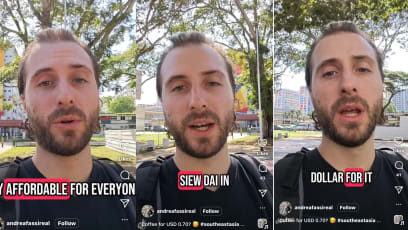 “Just Had A Kopi For S$1”: Italian Expat Thinks S’pore’s Cost Of Living “Still Very Affordable”,  Leaves Netizens Divided