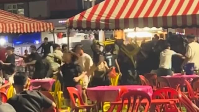 在中元节活动起争执 柔佛两帮人马爆发群殴