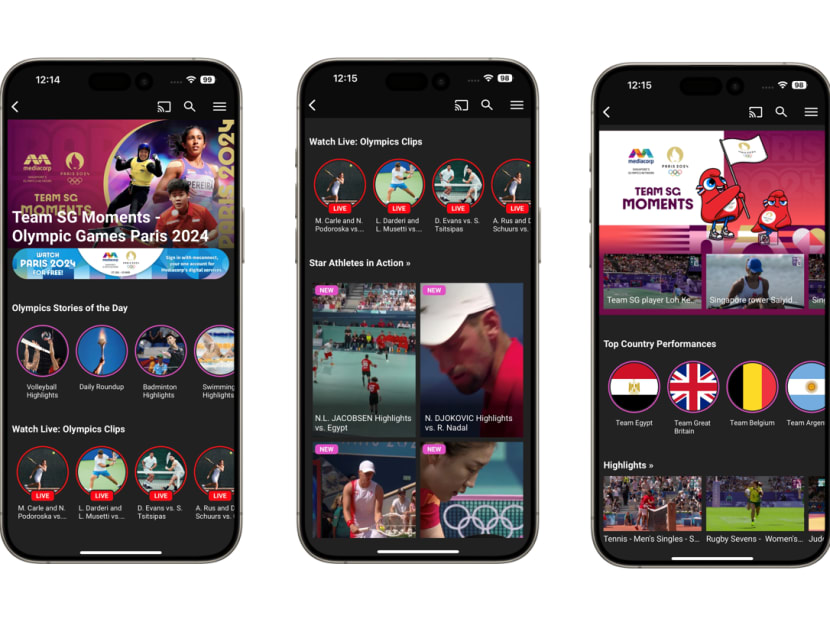 Mediacorp launches vertical videos feature for bite-sized Paris Olympics coverage