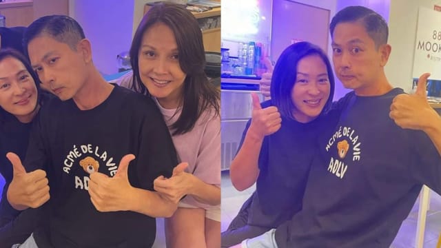 “赵敏”黎美娴在新加坡！和陈丽贞、周初明相约享用Mookata