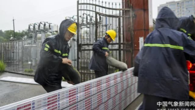 台风丹娜丝在浙江二次登陆