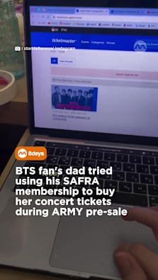 And no, it wasn’t a dad joke #8dayssg #8dayssgtrending #bts #btsconcert #btsarmy 