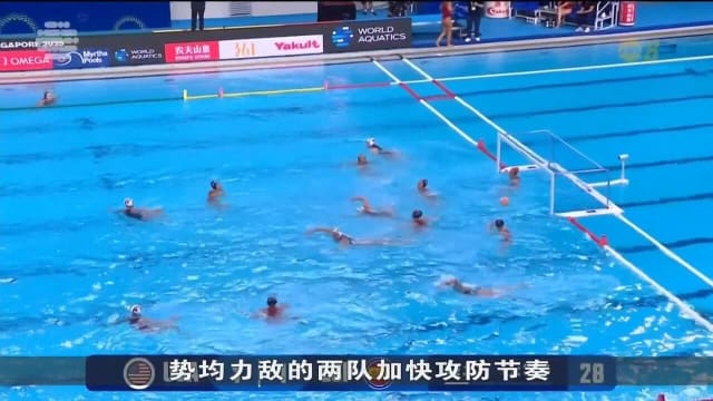 西班牙女子水球队13比12险胜美国队 斩获铜牌