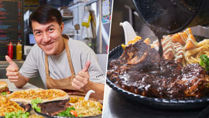 Sedap Buah Keluak Chicken Chop By Chef Turned Hawker At Peranakan-Western Food Stall In Ang Mo Kio