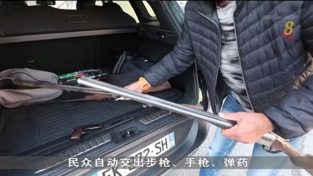 法国打击非法枪械活动 当局回收6万5000件枪械