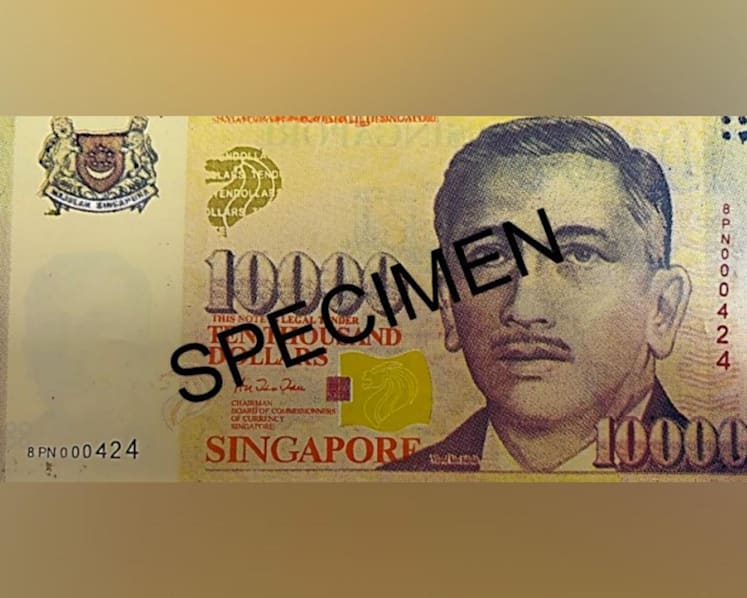 Man to be charged after trying to deposit fake S$10,000 note at bank