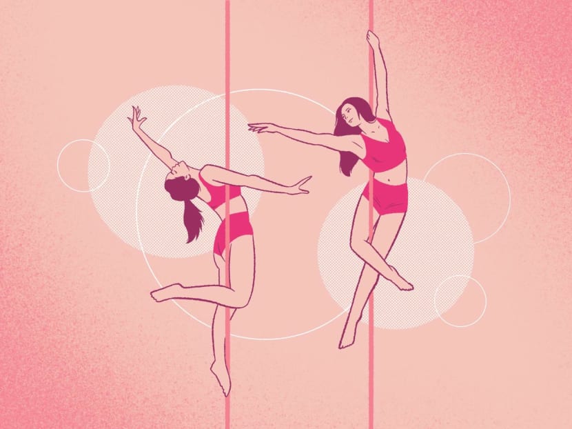 Despite the author's interest in trying pole out, she initially found herself hesitant to do it regularly, due to the negative stigma surrounding the activity.