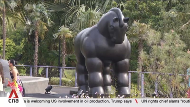 Over 130 works by late Colombian artist Botero on display at Gardens by the Bay until May