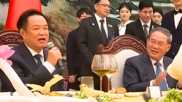 阿努廷访中国再展“音乐外交” 午宴献唱《甜蜜蜜》
