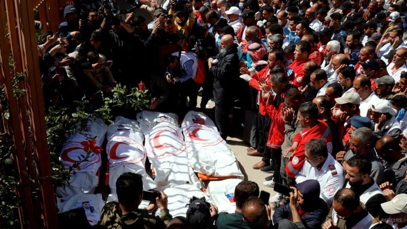 Israeli military changes initial account of Gaza aid worker killings Israeli military changes initial account of Gaza aid worker killings