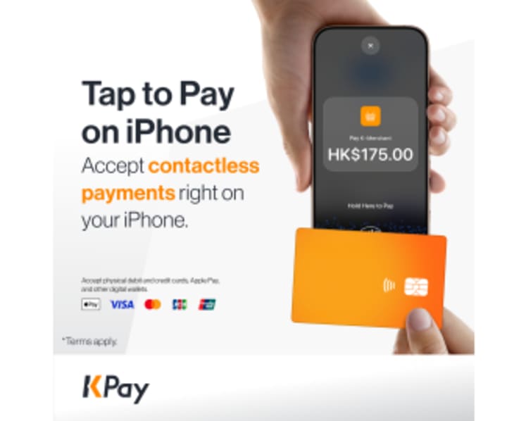 KPay Now Offers Tap to Pay on iPhone for Merchants to Accept Contactless Payments