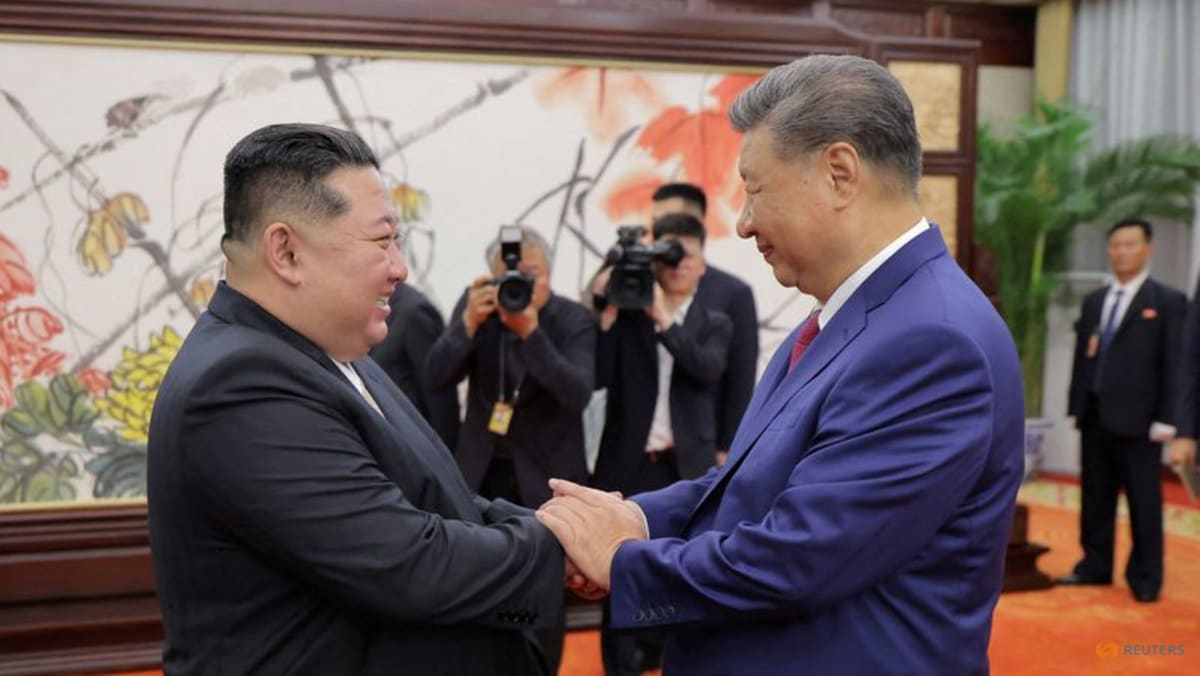 China's Xi says he will work with North Korea to fight hegem