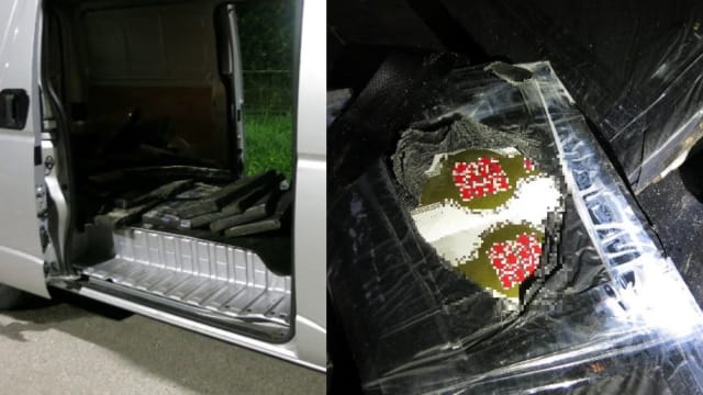 关税局起获600多条漏税香烟 逮捕三名涉嫌走私男子