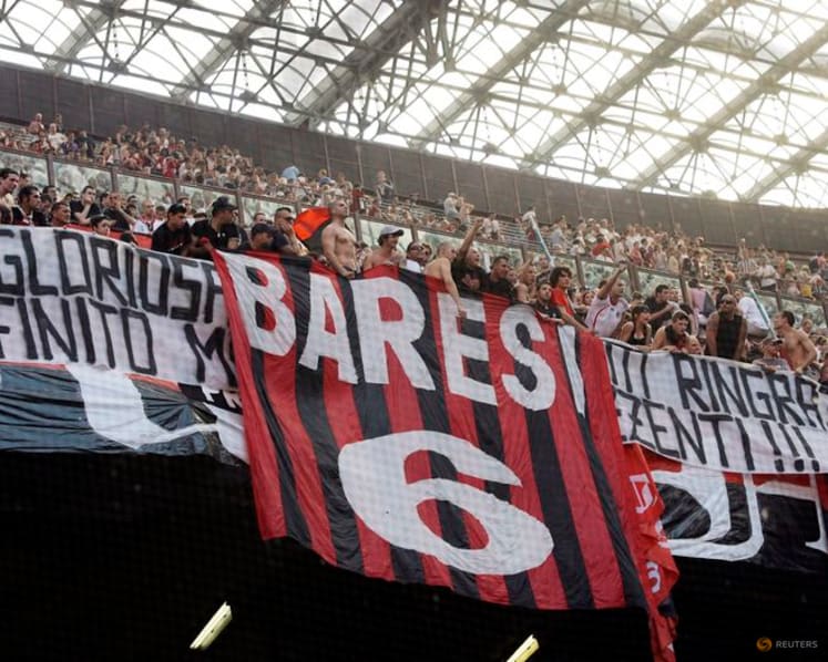Former AC Milan and Italy defender Baresi dead at 66