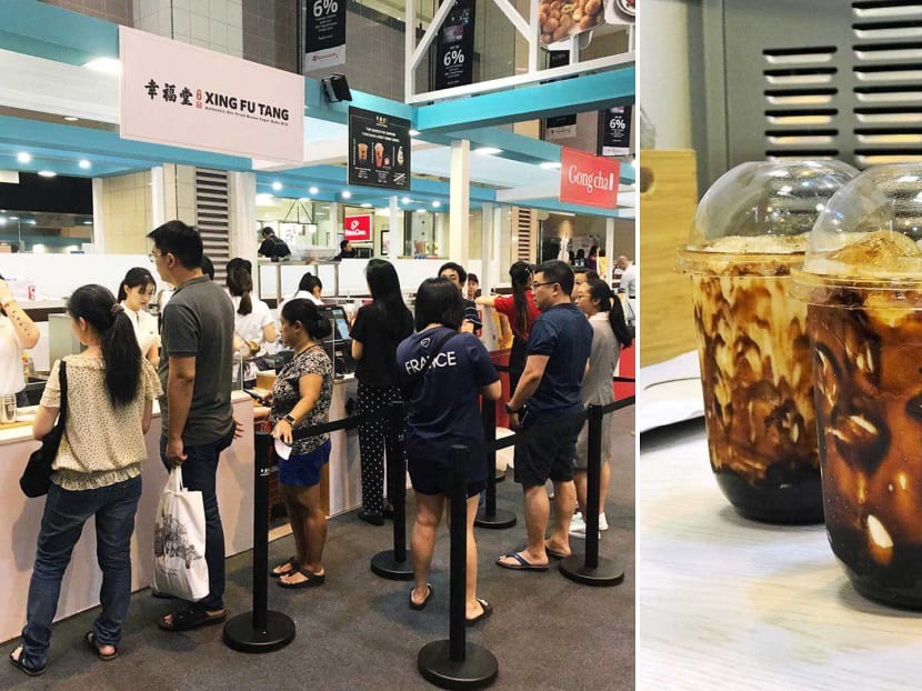 There are only two drinks offered by the Taiwanese chain at its pop-up.