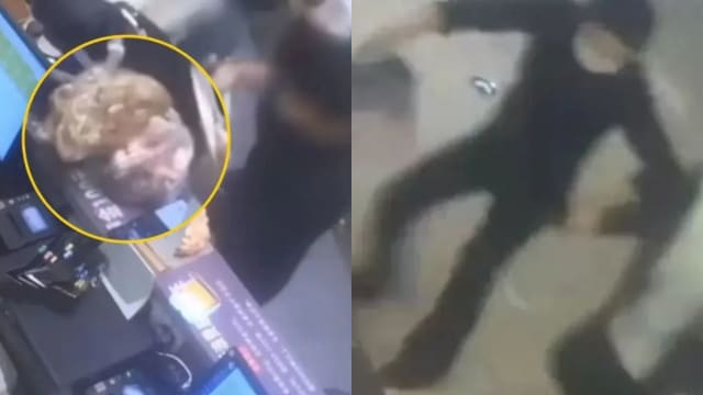 两中国女吃完自助餐还打包 试图带走价值约75元食材