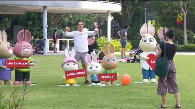 滨海湾花园新设家庭互动区 开放举行结婚宣誓仪式