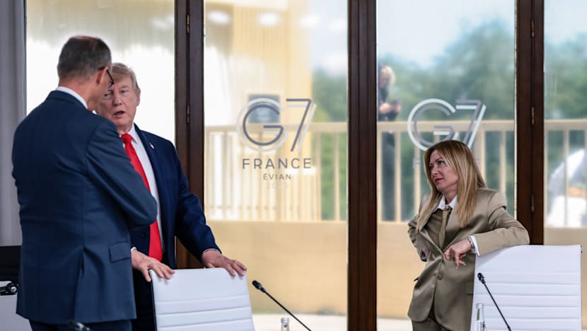 Meloni hits back as Trump escalates G7 photo spat