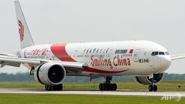 获美批准往返中美的中国航空航班 避开俄国领空