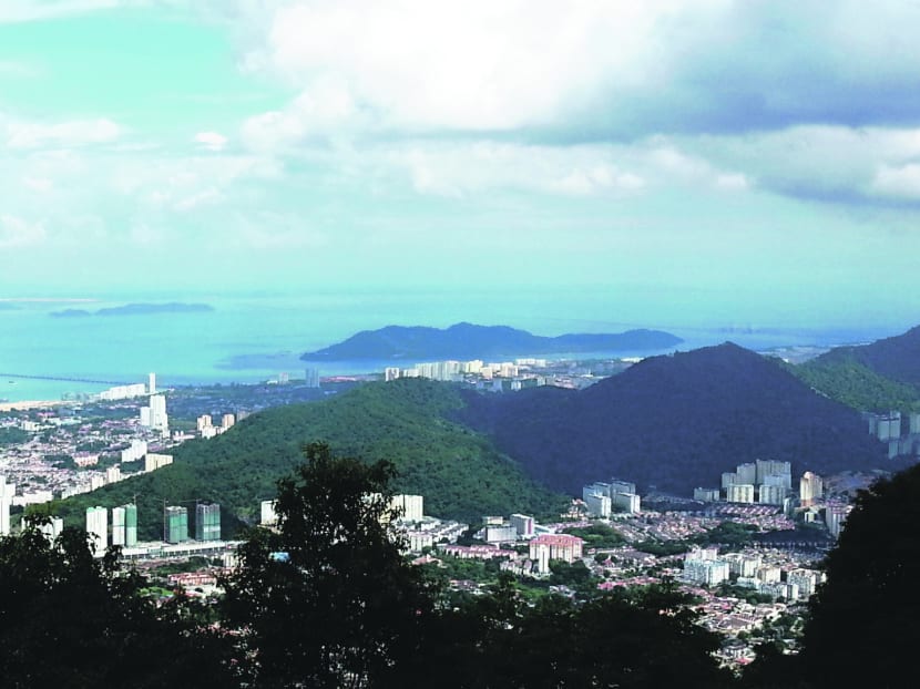The view from the top of Penang Hill. TODAY file photo.
