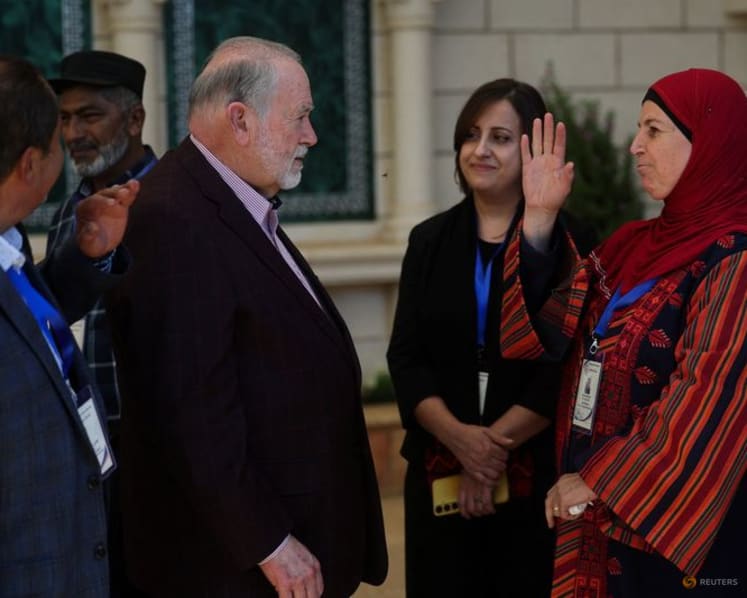 US ambassador visits Palestinian town amid rise in West Bank settler violence