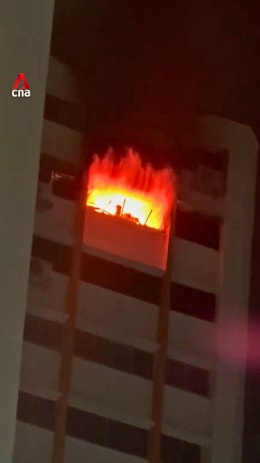 10 taken to hospital after fire at Joo Seng Road; man arrested
